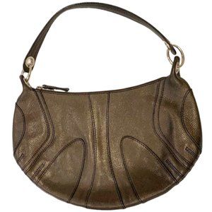 Banana Republic Bronze Leather Purse w/dust bag